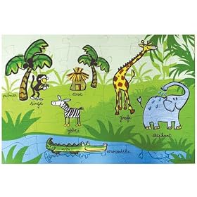 Baby Cie Puzzle Age 3-6 - 34 pieces - Jungle