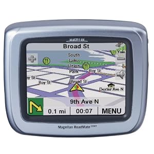 Magellan RoadMate 2200T Portable GPS Navigator, Silver