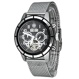 Constantin Durmont Herren-Armbanuhr Pueblo CD-PUEB-AT-STM-STBK-BK