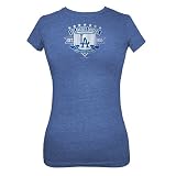 Los Angeles Dodgers Women's Vintage Crew Neck T-shirt by 5th & Ocean