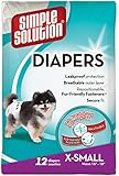 Simple Solution Disposable Diapers, X-Small, 12-Count