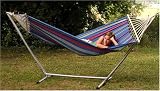 Aruba in Blue Hammock and Stand Combination