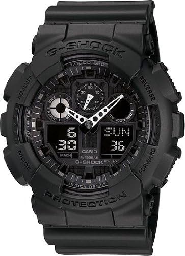 G-SHOCK The GA 100 Military Series Watch in Black,Watches for Men