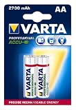 Varta Prof. Rechargeable Accu AA R6 (Mignon) 2er-Pack 2.700mAh