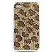 Premium Bling Luxurious Design Diamond Crystal Snap-on Case for Apple iPhone 4, iPhone4 Safari Gold Leopard, Seamless Design Rear Cover Only