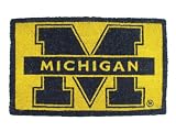 18X30 Welcome Mat Bleached Michigan Wolverines