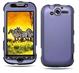 Purple Rubber Touch Phone Protector Hard Cover Case for htc Mytouch 4G HD E ....