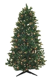 6.5' Pre-Lit Medium Sierra Fir Artificial Christmas Tree - Multi Lights