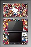 Cute Kitty Hearts Pink Flower Sticker Badge Game Vinyl Decal Cover Skin Protector #8 for Nintendo 3DS