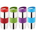 BERGNER Thermobecher - Trinkbecher - Edelstahl/Kunststoff - 380 ml - Isolierbecher - Kaffeebecher - Becher