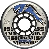 Mission BSX Outdoor Roller Hockey Wheel 4 Pack