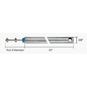 CRL 20 Tubular Spiral Window Balance with Blue Bushing by CRL C.R. Laurence