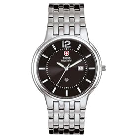 Swiss Military Hanowa Men's Rendezvous 316L Stainless Steel Black Dial Watch #06-5087-04-007
