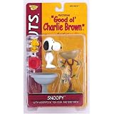 SNOOPY&WOODSTOCKwithDogDish&BirdBathPEANUTSActionFigurefrom