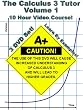 The Calculus 3 Tutor: Volume 1 - 10 Hour Course - 3 DVD Set - Learn by examples!