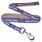 Pets First Baltimore Ravens Pet Leash, Small