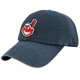 Twins Enterprise Cleveland Indians Navy Blue Franchise Fitted Hat