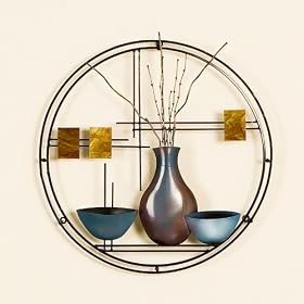 Stained Glass Vase and Bowl Wall Art by Southern Enterprises Inc.
