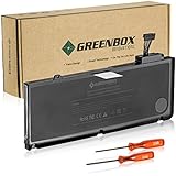 GreenBox Innovations New Laptop Battery for Apple A1322 A1278 (Mid 2009, Mid 2010, Early 2011, Late 2011, Mid 2012) Unibody MacBook Pro 13 inch, fit MB990LL/A MC724LL/A - [Li-Polymer 6-cell 63.5Wh]