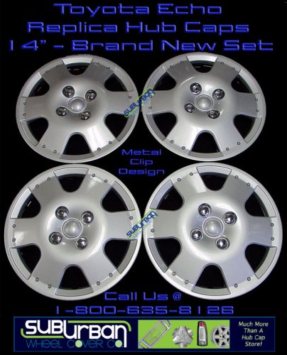 193 Series Toyota Echo 14 Replica Hub Caps