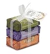 Mistral Soap Pack with a Bow, 3 - 100 g paper wrapped soaps: Verbena, Lavender, Melon Pear Mistral Soap Pack with a Bow, 3 - 100 g paper wrapped soaps: Verbena, Lavender, Melon Pear