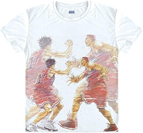 Slam Dunk Hanamichi Sakuragi Short-sleeve T-shirt Cosplay Costume