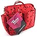 Periea Handbag Organiser Small Black With Pink Hearts - Sash
