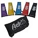Set of 5 Exercise Bands Premium Quality Fitness Exercise Bands - Resistance Loop Bands for Exercise Perfect Workouts for Women and Men - Best for Stretch, Therapy, Strength, Running, Pilates, Rehabilitation. (5)