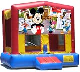 Micky Mouse Bounce House Inflatable Jumper Art Panel Theme Banner