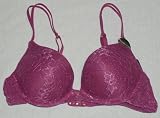 Daisy Fuentes Intimates Push-up Bra, Size 34A, Wineberry