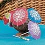 144 Paper Hibiscus Cocktail drink Umbrellas Parasols Picks great for Parties & Luau