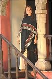 Alpaca Wool Cloak/shawl, 'Autumn Grass'