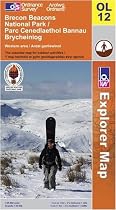 Brecon Beacons National Park: Western and Central Areas (OS Explorer Map)