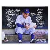 Mounted Memories New York Mets 1962 Autographed 16x20 Team Signed Casey Stengel In Dugout Photo