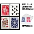 GEMACO 100% Plastic Star Standard Poker 2 Deck Setup