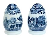 Spode Blue Italian Earthenware 3-Inch Salt and Pepper Shakers