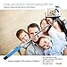 Selfie Stick, Noot Groupie Self Portrait [Battery Free] Extendable Handled Stick with Adjustable Phone Holder Mount & Built-in Remote Shutter Designed for Apple & Android Smartphones [Blue]