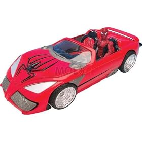 Spiderman - Glider Car And Figure