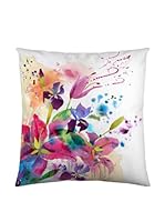 Naturals Funda De Cojín Lirios (Fucsia / Morado / Azul)