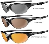Oakley Half Jacket XLJ Sunglasses Jet Black/Persimmon