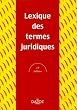 Lexique des termes juridiques