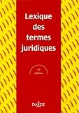 echange, troc Guillen - Lexique des termes juridiques