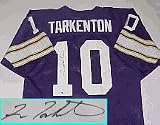 Fran Tarkenton Autographed Minnesota Vikings Throwback Purple Jersey