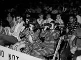Crowd, Some with Binoculars, Awaiting Arrival of Rolling Stones for Concert at Forest Hills Stadium Photographic Poster Print