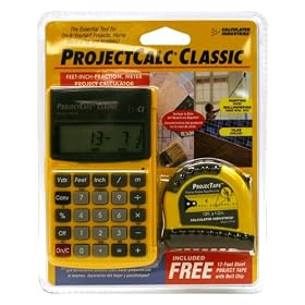 Calculated Industries 8503-TM12 ProjectCalc Classic with 12-Foot Tape Measure Model and... by Calculated Industries