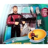 COMMANDERWILLIAMRIKERStarTrek:TheNextGeneration1998WarpFactorSeries1DeluxeActionFigurewithRealPhaserRifleDrawingAction