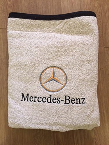 Terrycloth Car Seat Cover - Embroidered (Mercedes-Benz)