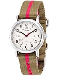 Timex T2N917 Ladies Style Weekender Two Tone Watch