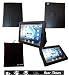 Bear Motion 100% Genuine Leather Case with Built-in Stand for iPad 2 / iPad 3 / the New iPad / iPad 4 (support Smart Cover Function) - Black