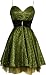 Flocked Mesh & Satin Overlay Holiday Party Dress Junior Plus Size, Size: 2X, Color: Black/Apple-Green